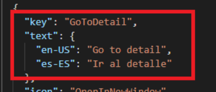 Multilanguage JSON Edit